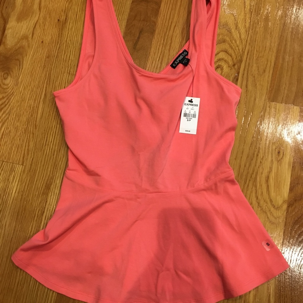 Size small express peplum top